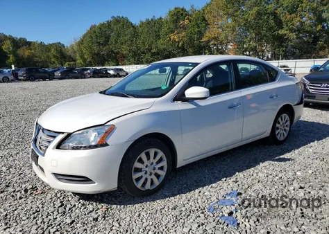 2013 Nissan Sentra S из США, поврежденный, VIN 3N1AB7AP8DL673858